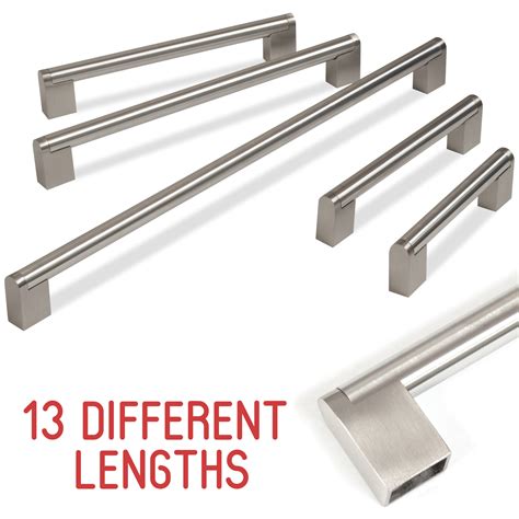 stainless steel brushed finish handles for kitchen cabinets|stainless steel cupboard door handles.